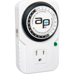 AutoPilot Single Outlet Analog Timer – Sunset Hydroponics and Home Brewing