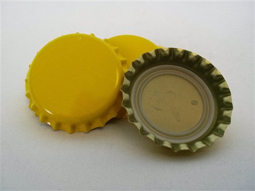 Crown Caps - Yellow - 144 Count