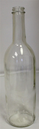 750ml Clear Screw Top Bordeaux Bottle