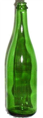 750ml Green Champagne Vineyard Bottle