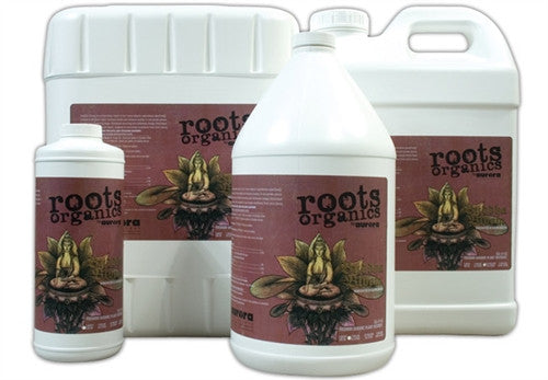 organic liquid bloom fertilizer Roots Organics Buddha Bloom 0.5 - 2 - 1. Available in Quart