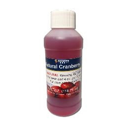 NATURAL CRANBERRY FLAVORING EXTRACT 4 OZ