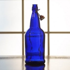 EZ Cap 1 liter Blue Flipper
