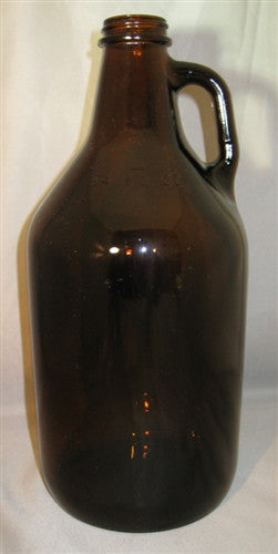 1/2 Gallon Glass Jug Amber - 64 Ounce