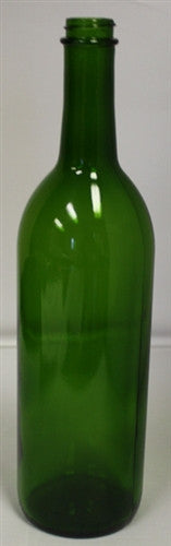 750ml Green Screw Top Claret Bottle