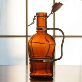 2 Liter Metal Handle Growler Amber