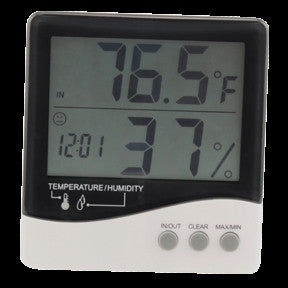 Grower's Edge Large Display Thermometer & Hygrometer