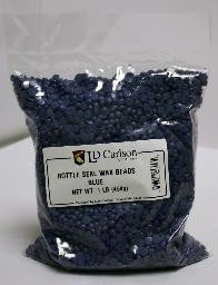 Blue - Bottle Seal Wax Beads 1 LB