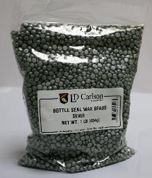 Silver - Bottle Seal Wax Beads 1 LB
