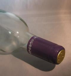 Shrink Capsules - Purple w/ Silver Grape