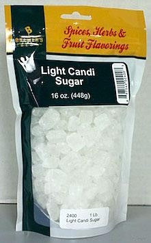 Light Belgian Candi Sugar - 1 lb - Belgian Candi Sugar